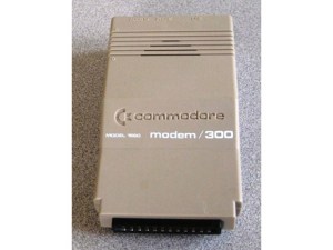 To think we connect now at megabits per second ...